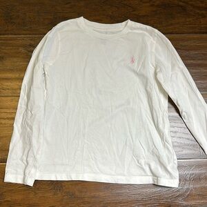 Polo Ralph Lauren Long Sleeve T-Shirt Girls White 6 6X